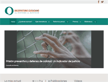 Tablet Screenshot of ocsjusticia.org